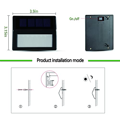 Solar Lights Outdoor (2 Count)