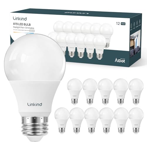 A19 LED Light Bulbs (12 Count)