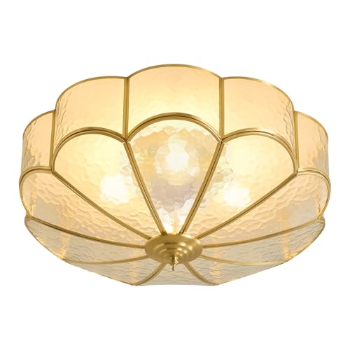 Gold Brass Vintage Ceiling Light