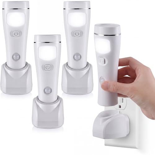 3 Pack 4 in 1 LED Emergency Lights for Home Power Failure (3 Count)