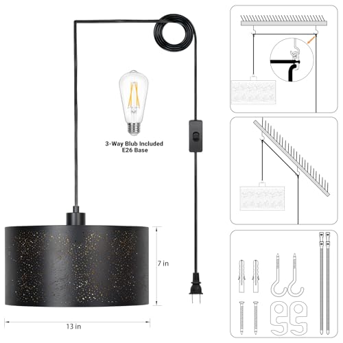 Boho Plug in Pendant Light