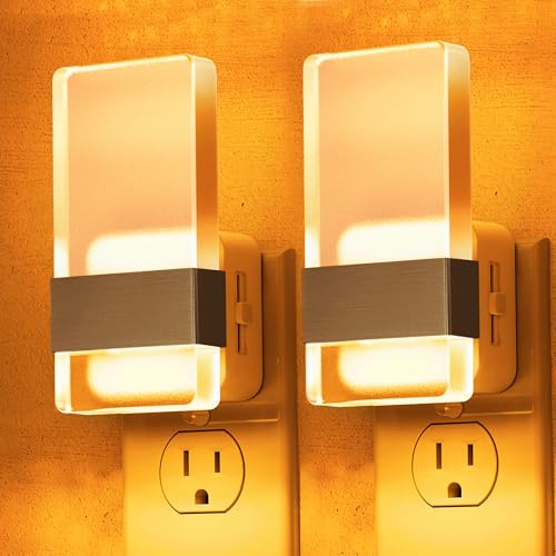 Night Light Amber Night Lights Plug Into Wall (2 Count)