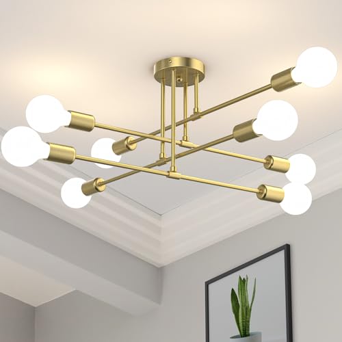 Modern Sputnik Chandelier Ceiling Light Fixtures