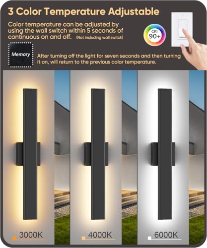 23.6" LED Outdoor Wall Light
