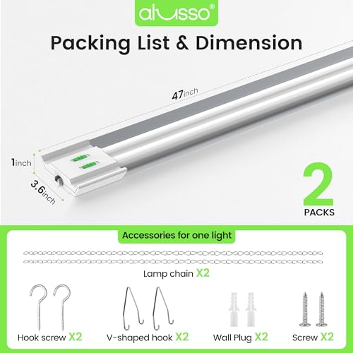 LED Shop Lights 4FT with Reflector (2 Count)