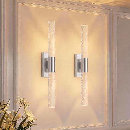 Battery Operated Wall Sconces Set of 2