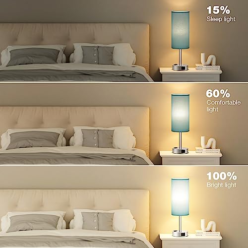 Light Beige Bedside Table Lamp