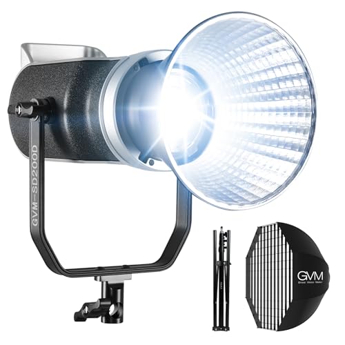 GVM 200W LED Video Light with Softbox