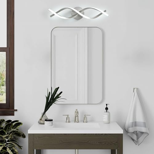 Modern Nickel LED Vanity Lighting