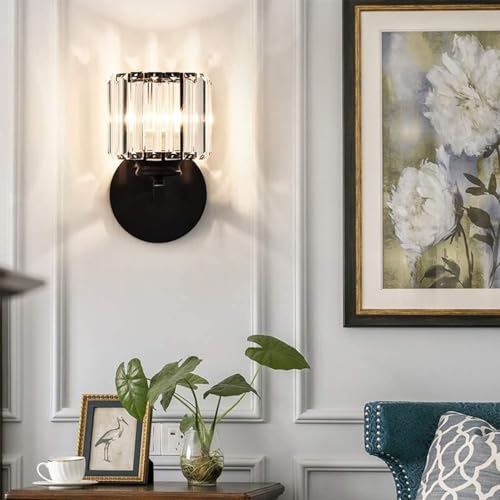 Hardwired Crystal Wall Sconces