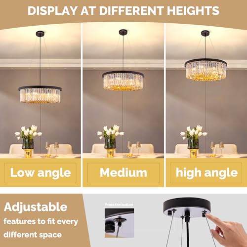 Crystal Chandeliers for Dining Room Amber Chandelier Light Fixture