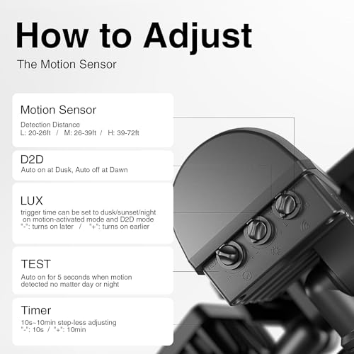 150W 15000LM LED Security Lights Motion Sensor Outdoor