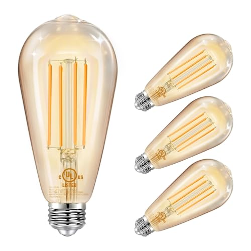 4 Pack Vintage LED Edison Bulbs (4 Count)