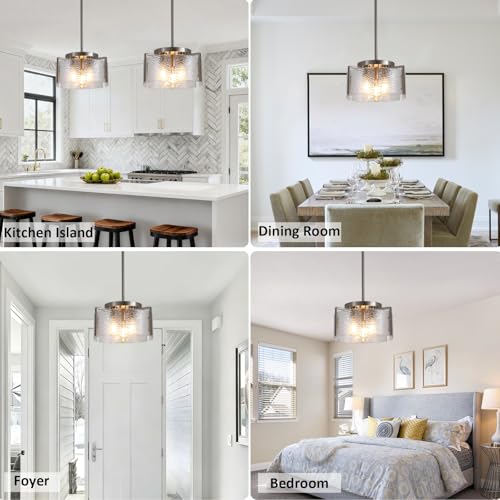 Nickel Chandelier for Dining Room Light Fixture
