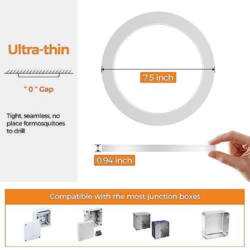 3 Pack Flush Mount Ceiling Light
