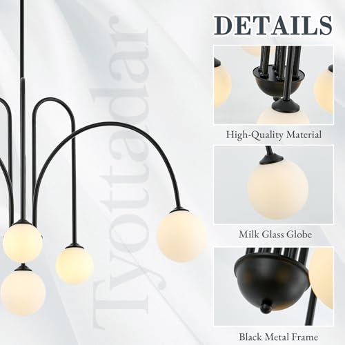 Black Sputnik Chandelier 6