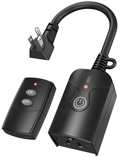 Remote Control Outlets Outdoor Waterproof Indoor Wireless Light Switch