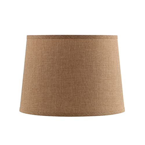 32077 Transitional Hardback Empire Shaped Spider Construction Lamp Shade in Light Brown