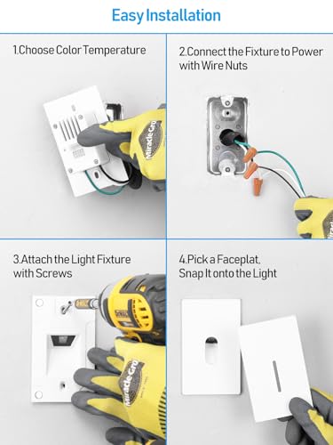 6 Pack 5CCT LED Step Light (6 Count)
