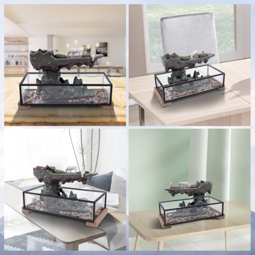 Desktop Waterfall Fountain with Rockery