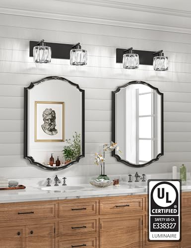 Crystal Vanity Lights for Bathrooms (2 Count)
