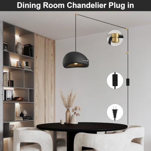 11.8in Plug in Chandelier
