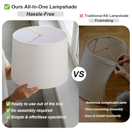 24.5" Ceramic Table Lamp for Living Room with Pre