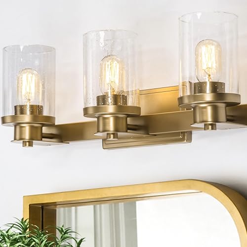 3Pcs Clear Bubble Glass Lamp Shade
