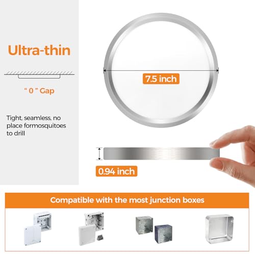 LED Flush Mount Ceiling Light Fixture