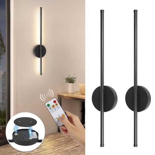 Battery Operated Wall Sconces Set of Two (2 Count)