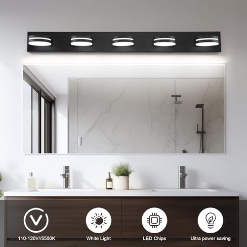 5 Light Bathroom Vanity Light