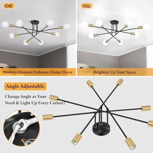 Modern Sputnik Chandelier 8