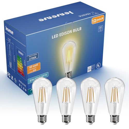 Edison Bulbs E26 LED Bulb 60 Watt Equivalent
