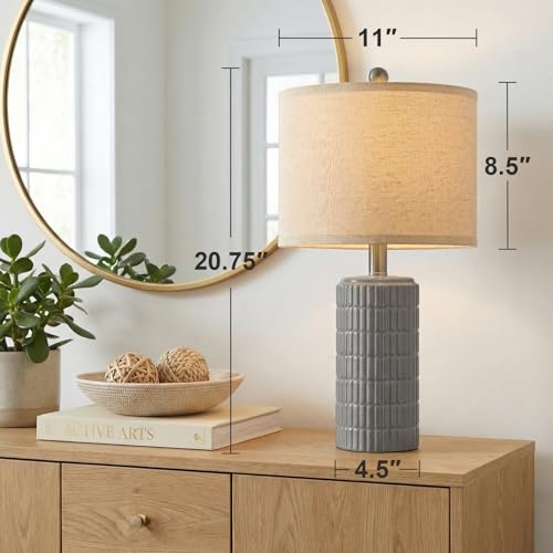20.75'' Ceramic Small Table Lamps for Bedroom