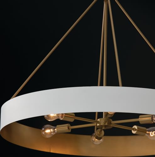 Capital Lighting 453061RE Weller Modern Metal Cylindrical Chandelier