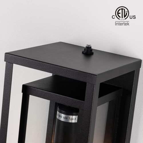 14" Dusk to Dawn Outdoor Wall Sconce (2 Count)
