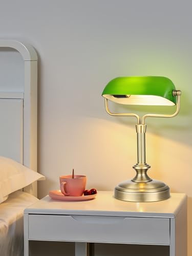 Vintage Banker Lamp