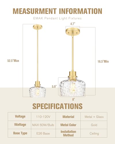 Gold Pendant Lights Kitchen Island
