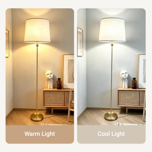 White Large Drum Lamp Shades Set of 2 (2 Count)