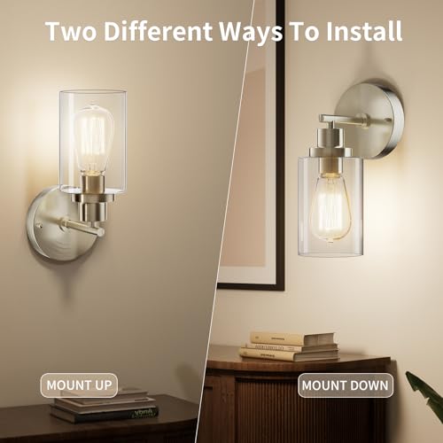 Bathroom Wall Sconces Set of 2 (2 Count)