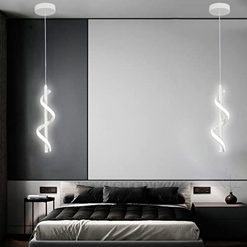 13W Modern Spiral Led Pendant Light Fixture