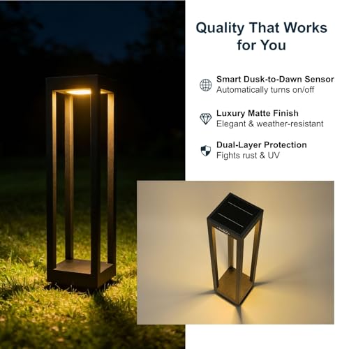 24" Solar Pathway Light