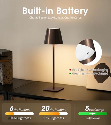 3 Pack Cordless Table Lamp (3 Count)