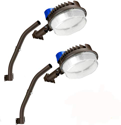 2 Pack 120W LED Barn Light Dusk to Dawn Outdoor Security Flood Light (2 count)