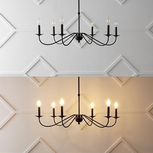 Wicklow 6 Light Farmhouse Chandelier 34.75"
