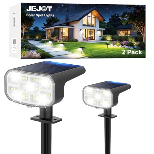 Solar Spot Lights Outdoor Waterproof (2 Count)