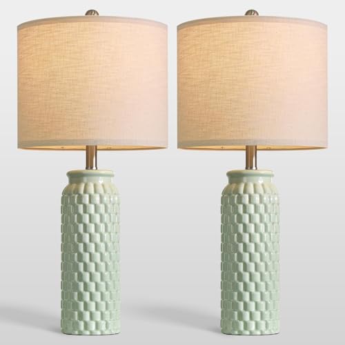 27" Ceramic Table Lamps Set of 2 (2 Count)