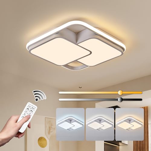 Square LED Ceiling Light with Remote
