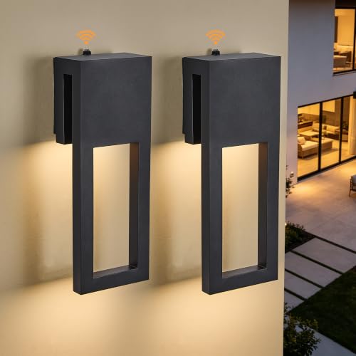Set of 2 Dusk to Dawn Outdoor Wall Lights (2 Count)
