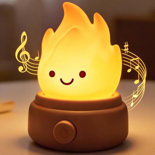Campfire Night Light with 6 White Noise
